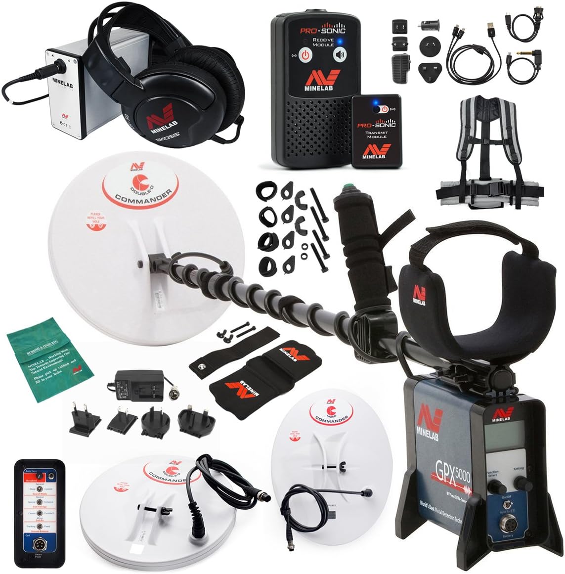 جی پی ایکس ۵۰۰۰ برند ماینلب Gpx-5000 Minelab Metal Detector